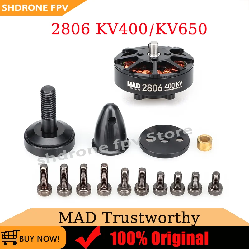 MAD 2806 EEE 400KV 650KV Brushless Motor 6S Voltage 4mm Shaft Diameter for Multirotor Quadcopter Hexrcopter Drone RC
MAD 2806 EEE 400KV 650KV Brushless Motor 6S Voltage 4mm Shaft Diameter for Multirotor Quadcopter Hexrcopter Drone RC