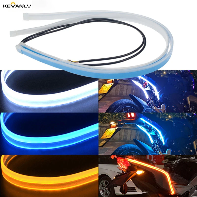 2Pcs 30cm/45cm/60cm Motorcycle LED Scanning Daytime Running Lights Strip Flowing Tail Light Decoration Strip Turn Signal Lamp
2Pcs 30cm/45cm/60cm Motorcycle LED Scanning Daytime Running Lights Strip Flowing Tail Light Decoration Strip Turn Signal Lamp