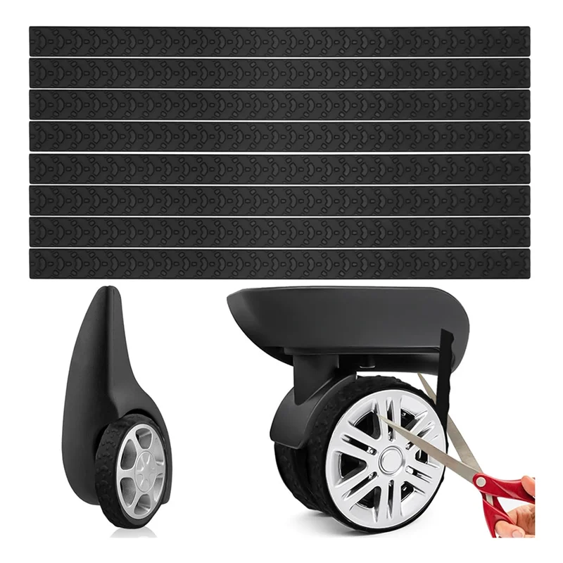 8Pcs Luggage Wheel Covers, Silicone Luggage Cover Protector Suitcase Wheel Covers, Silent Protection Luggage Compartment-AT30
8Pcs Luggage Wheel Covers, Silicone Luggage Cover Protector Suitcase Wheel Covers, Silent Protection Luggage Compartment-AT30