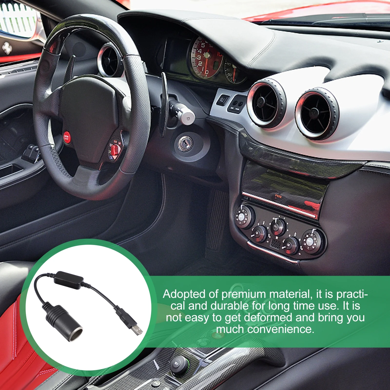 Female Cigar Lighter Adapter 5V Usb To 12V Power Supply Converter For Car Socket Cigar Lighter Converter Cable Car
Female Cigar Lighter Adapter 5V Usb To 12V Power Supply Converter For Car Socket Cigar Lighter Converter Cable Car