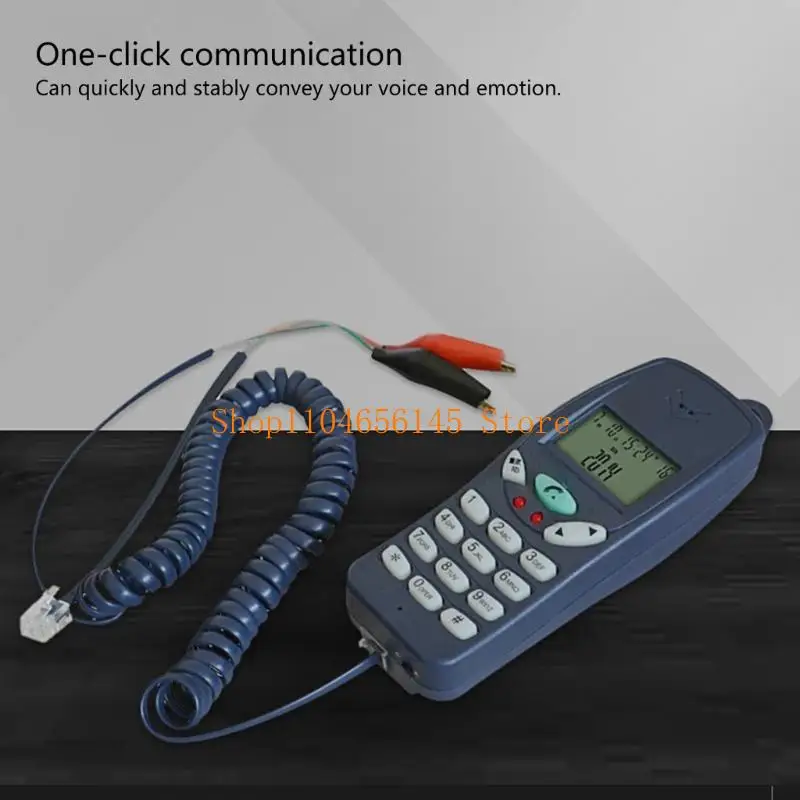 652F Corded Landline Phone with Caller Identification For Communication Line Checking Machine Networking Line Checker
652F Corded Landline Phone with Caller Identification For Communication Line Checking Machine Networking Line Checker