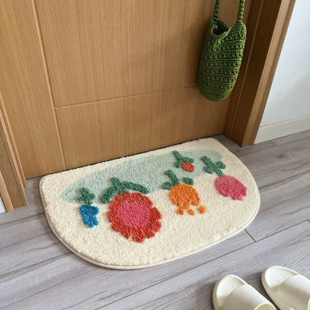 Beautiful Flower Bathroom Non Slip and Water Absorbing Floor Mat Versatile Soft Door Mat Bathroom Home
Beautiful Flower Bathroom Non Slip and Water Absorbing Floor Mat Versatile Soft Door Mat Bathroom Home