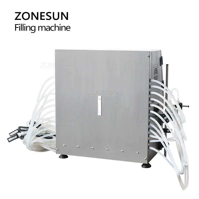 ZONESUN ZS-DPYT12P 12 Heads 50-4000ml Semi Automatic Diaphragm Pump Juice Liquid Bottle Water Filling Machine
ZONESUN ZS-DPYT12P 12 Heads 50-4000ml Semi Automatic Diaphragm Pump Juice Liquid Bottle Water Filling Machine