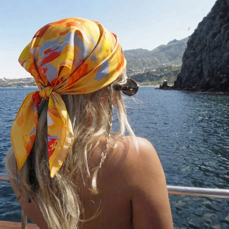 Women's Scarf Bandana Turban Hijab Female Fashion Square Headscarf Shawl Neckerchief Headband Windproof Handkerchief Luxury
Women's Scarf Bandana Turban Hijab Female Fashion Square Headscarf Shawl Neckerchief Headband Windproof Handkerchief Luxury