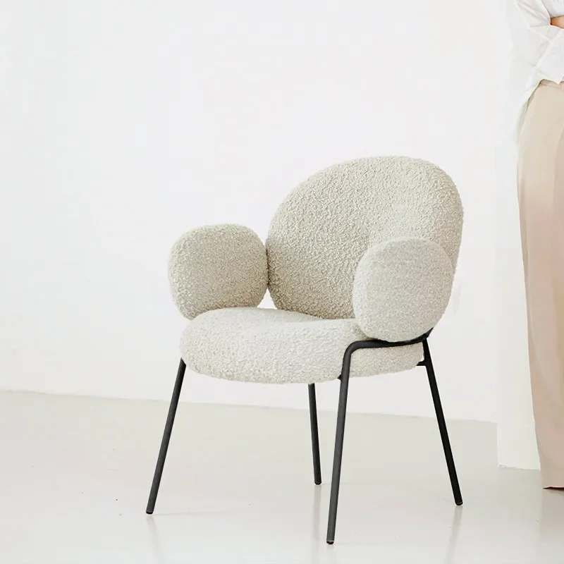 z Hot Selling Modern Luxury Metal Legs White Lamb Hair Leisure Chair Accent Armchair Dining Chair for Home Hotel Furniture
z Hot Selling Modern Luxury Metal Legs White Lamb Hair Leisure Chair Accent Armchair Dining Chair for Home Hotel Furniture