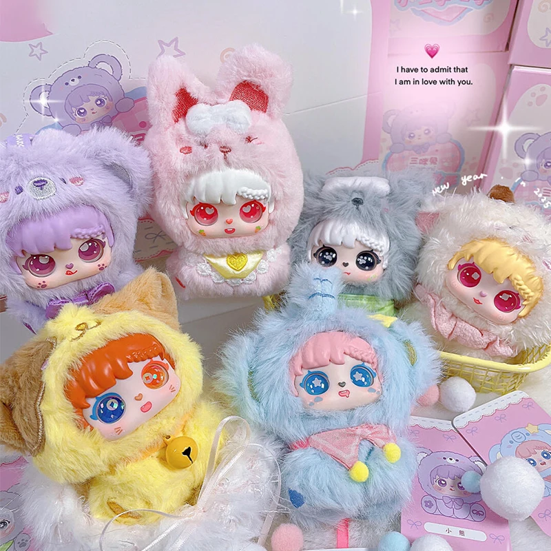 Sanmi Rabbit Little Treasure Hand In Hand Series Anime Vinyl Plush Surprise Bag Kawaii Tiger Cat Doll Pendants Mystery Box Toys
Sanmi Rabbit Little Treasure Hand In Hand Series Anime Vinyl Plush Surprise Bag Kawaii Tiger Cat Doll Pendants Mystery Box Toys