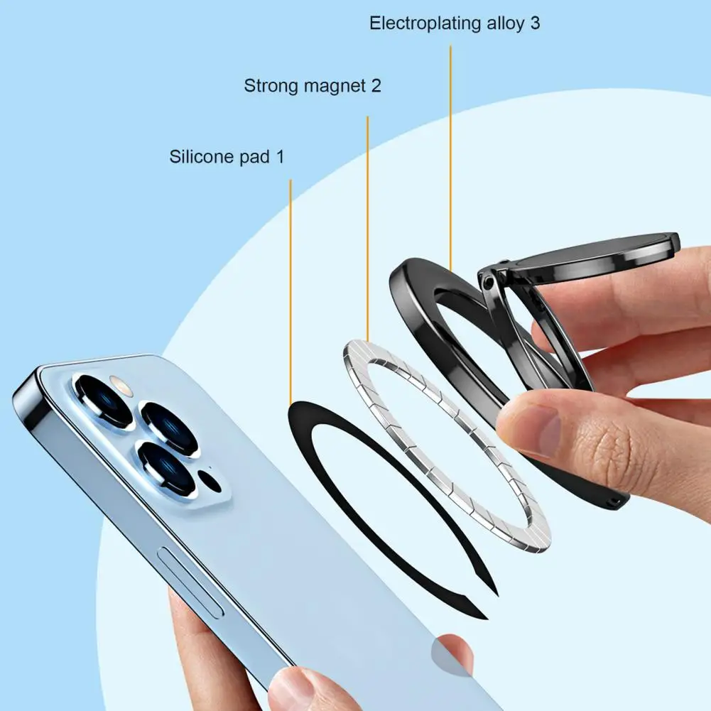 Secure Smartphone Stand Zinc Alloy Phone Stand Adjustable Magnetic Phone Ring Holder Stand for Iphone Smartphones Zinc Alloy
Secure Smartphone Stand Zinc Alloy Phone Stand Adjustable Magnetic Phone Ring Holder Stand for Iphone Smartphones Zinc Alloy