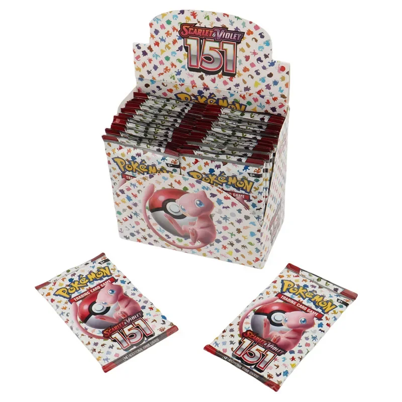 40/360Pcs English version Pokémon TCG: Scarlet & Violet 151 classics Expansion Booster Box Pokemon trade card 36 Pack Box
40/360Pcs English version Pokémon TCG: Scarlet & Violet 151 classics Expansion Booster Box Pokemon trade card 36 Pack Box