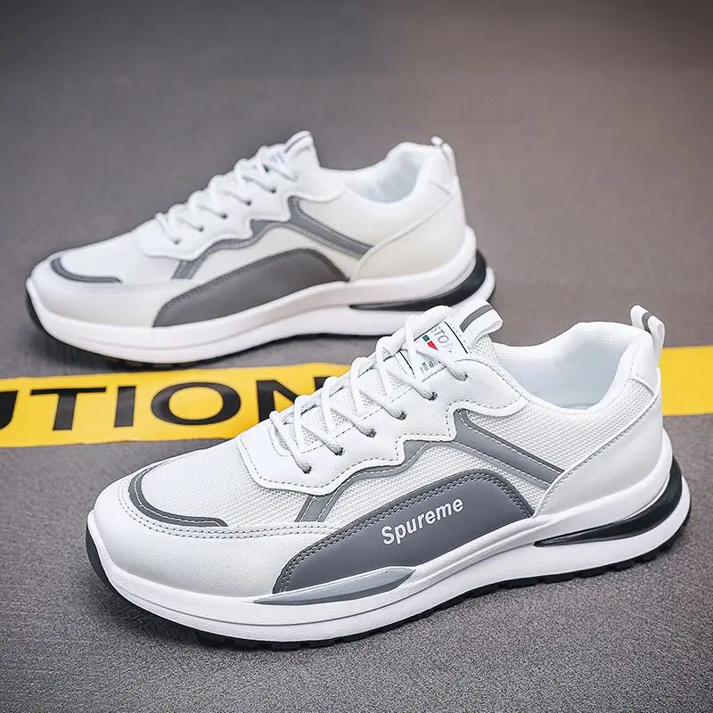 Men's Breathable Running Shoes Spring 2024 New Model Mesh Upper Heightening Sports Casual Student White Dad Trendy Shoes
Men's Breathable Running Shoes Spring 2024 New Model Mesh Upper Heightening Sports Casual Student White Dad Trendy Shoes