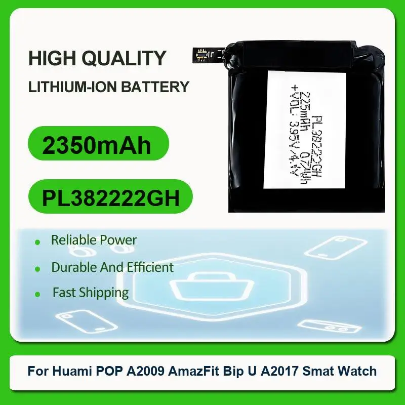 Battery For Huami AmazFit Trex T-rex verge lite global version gtr A1808 Smart Watch pro 47mm GTS A1914 A1913 POP A2009 Bip U
Battery For Huami AmazFit Trex T-rex verge lite global version gtr A1808 Smart Watch pro 47mm GTS A1914 A1913 POP A2009 Bip U