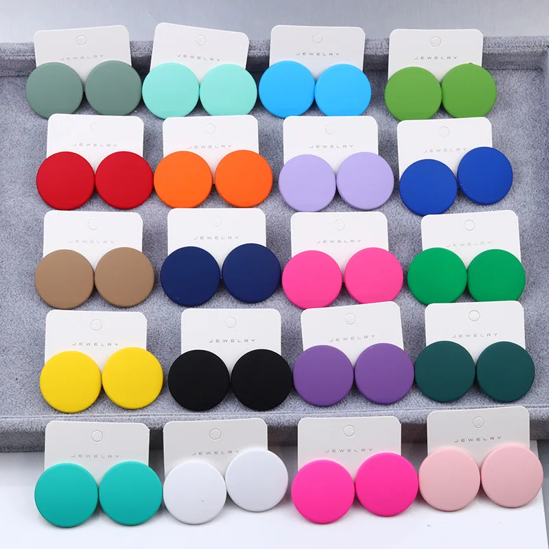 2024 New Summer New Lacquer Gradient Color Stacked Round Disc Personalized Earrings for Women
2024 New Summer New Lacquer Gradient Color Stacked Round Disc Personalized Earrings for Women