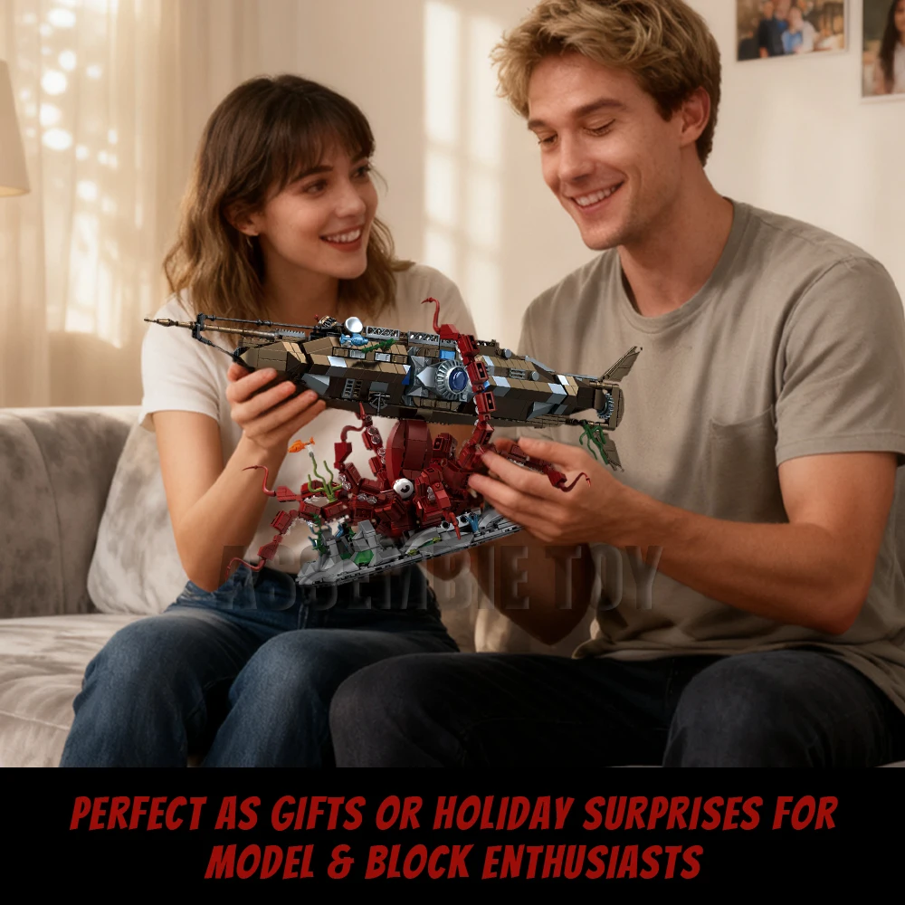 Набор из 1190 деталей: Гигантский осьминог и подводная лодка «Наутилус», модель для сборки «Подводное приключение», декор для рабочего стола и коллекционный предмет для любителей хобби
Набор из 1190 деталей: Гигантский осьминог и подводная лодка «Наутилус», модель для сборки «Подводное приключение», декор для рабочего стола и коллекционный предмет для любителей хобби