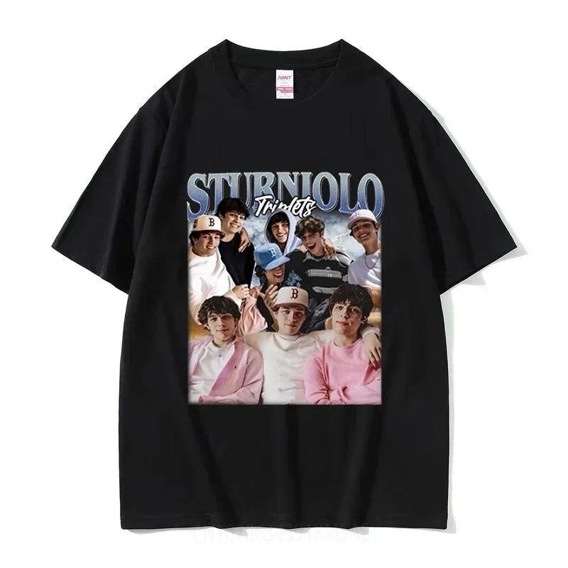 Limited Sturniolo Triplets Graphic T Shirt Men Women Fashion High Quality Retro T-shirt Cotton Oversized Tshirts Streetwear
Limited Sturniolo Triplets Graphic T Shirt Men Women Fashion High Quality Retro T-shirt Cotton Oversized Tshirts Streetwear