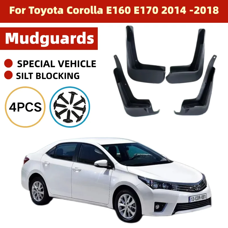 Mudguards For Toyota Corolla Altis E160 E170 2014 2015 2016 2017 2018 Cladding Splash Mud Flaps guards Mudflap Car Accessories
Mudguards For Toyota Corolla Altis E160 E170 2014 2015 2016 2017 2018 Cladding Splash Mud Flaps guards Mudflap Car Accessories