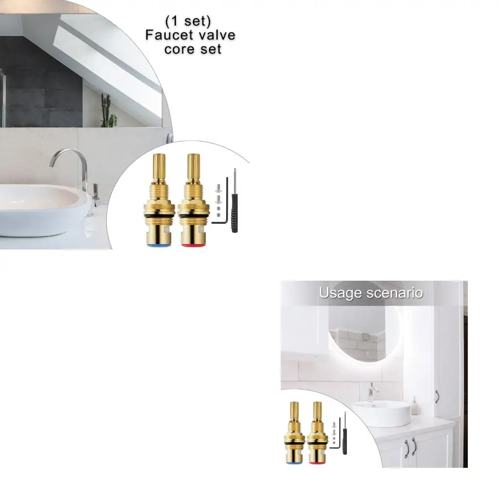 Brass Ceramic Stem Disc Cartridges Hot And Cold Water Spools Easy to Install
Brass Ceramic Stem Disc Cartridges Hot And Cold Water Spools Easy to Install