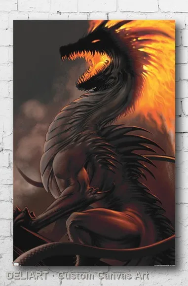 LA WILLIAMS - BELIAL DRAGON Canvas Poster Custom Size Available Room Decoration Home Decor Wall Art
LA WILLIAMS - BELIAL DRAGON Canvas Poster Custom Size Available Room Decoration Home Decor Wall Art