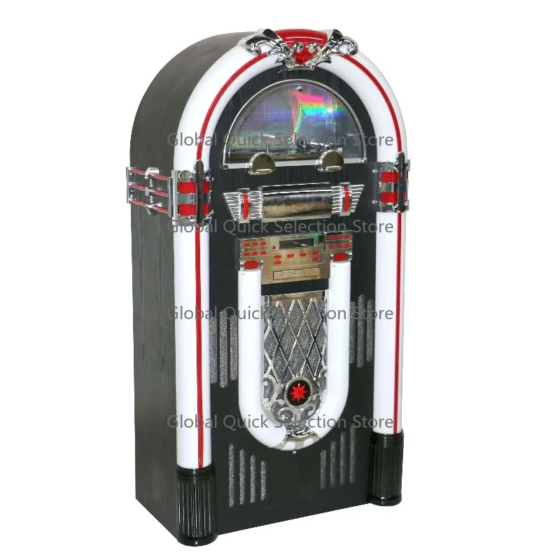 Vintage Style Digital Jukebox Combo Built-in Colorful LED Lighting BT & CD Function All-in-one Retro Turntable Music Player
Vintage Style Digital Jukebox Combo Built-in Colorful LED Lighting BT & CD Function All-in-one Retro Turntable Music Player