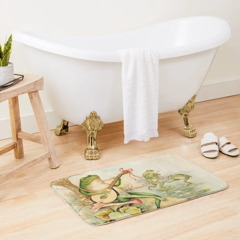 FROG STRUMMING : Vintage Abstract Entertainment Print Bath Mat Bathroom Accessory Bathroom Foot Mat
FROG STRUMMING : Vintage Abstract Entertainment Print Bath Mat Bathroom Accessory Bathroom Foot Mat
