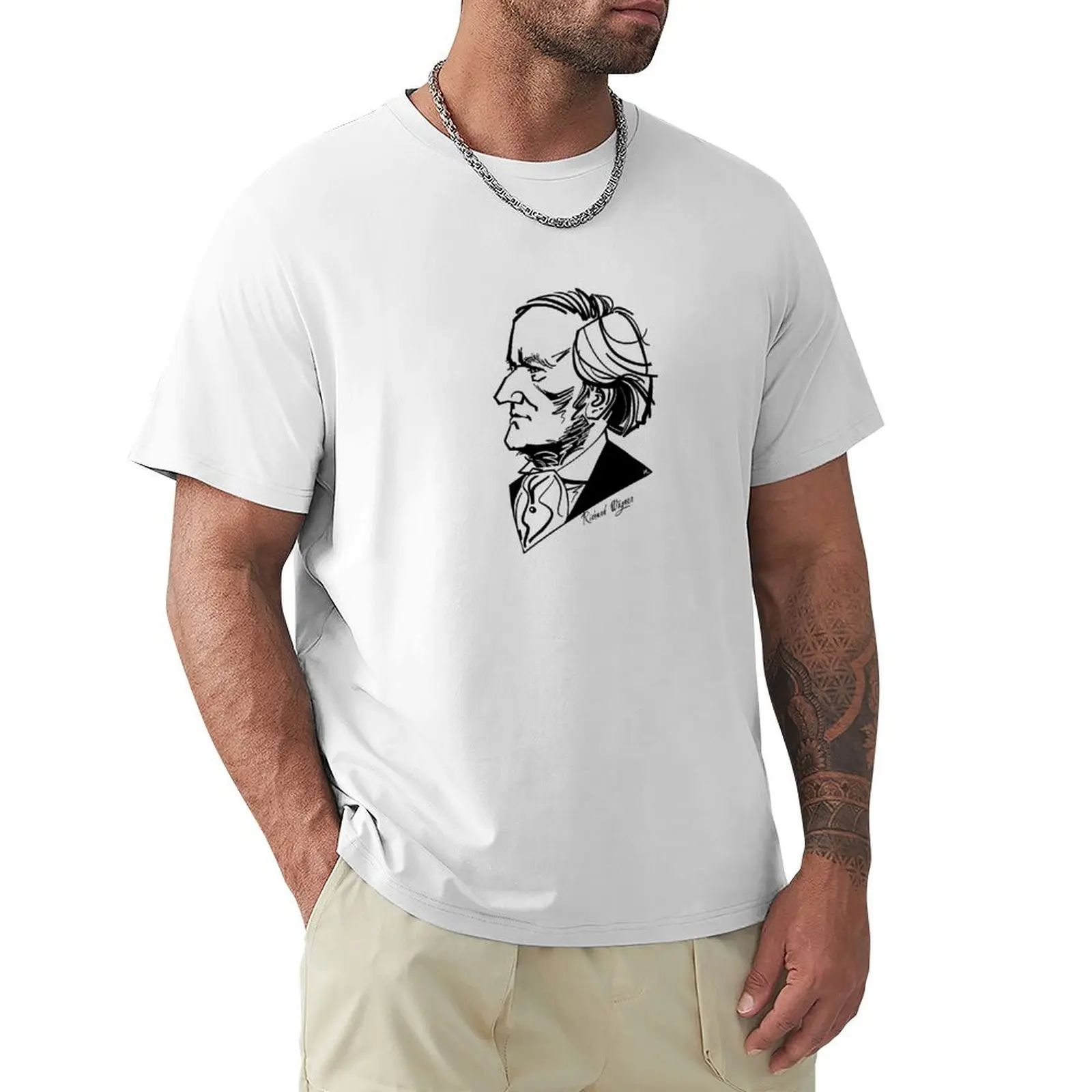 Richard Wagner T-shirt boys animal print vintage clothes blacks heavyweight t shirts for men
Richard Wagner T-shirt boys animal print vintage clothes blacks heavyweight t shirts for men