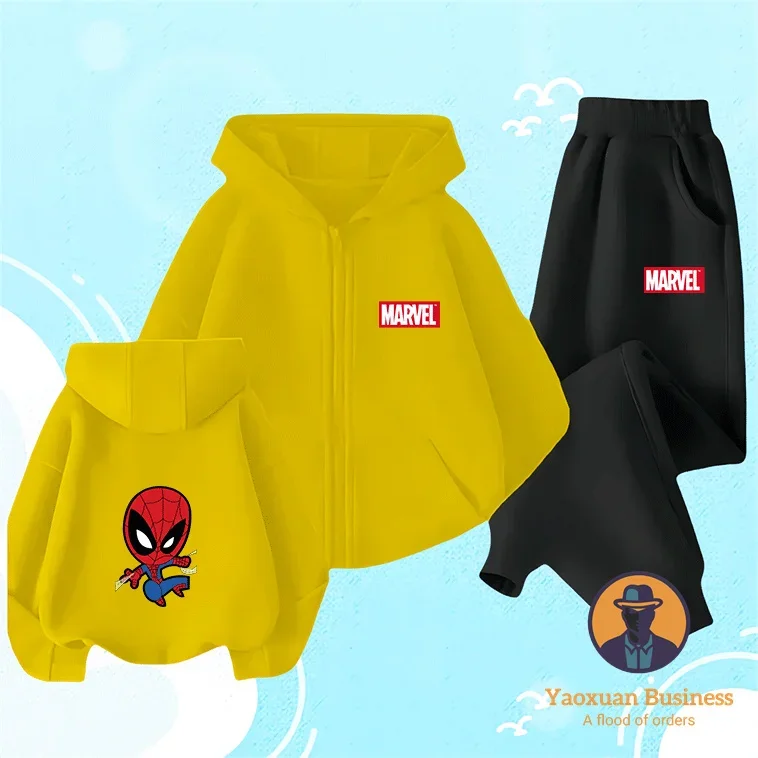Hot Sale Marvel Series Children Girls Boys Zip Up Hoodie Set Cute Printed Cartoon Warm Windproof Autumn Winter Fashion
Hot Sale Marvel Series Children Girls Boys Zip Up Hoodie Set Cute Printed Cartoon Warm Windproof Autumn Winter Fashion