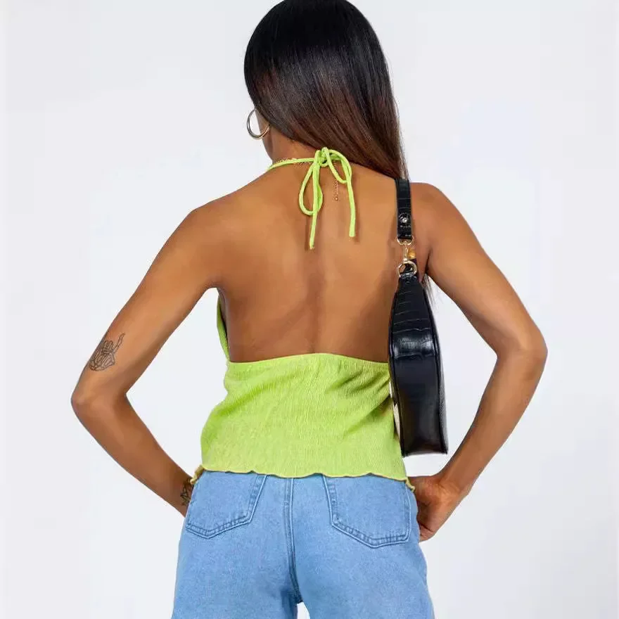 2026 Spring and Summer New Women's Tank Top with Sexy Strap and Drawstring Strap Top
2026 Spring and Summer New Women's Tank Top with Sexy Strap and Drawstring Strap Top
