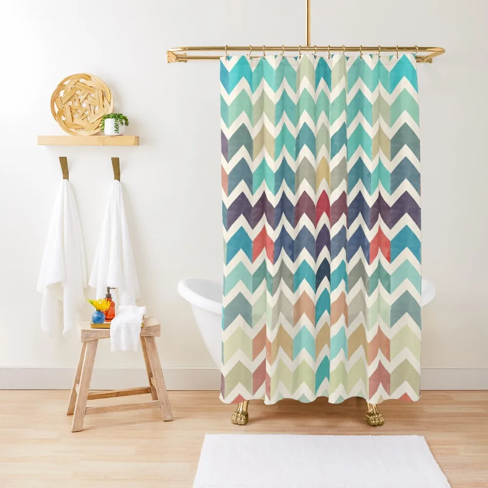 Watercolor Chevron Pattern Shower Curtain Elegant Bathroom Modern Showers For Bathroom Luxury Bathroom Curtain
Watercolor Chevron Pattern Shower Curtain Elegant Bathroom Modern Showers For Bathroom Luxury Bathroom Curtain