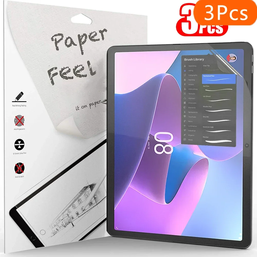 3Pcs Paper Feel Like Screen Protector for Lenovo TAB M10 2nd Pro 3rd Plus 1st Gen M9 M8 M11 P12 Pro P11 No Glass
3Pcs Paper Feel Like Screen Protector for Lenovo TAB M10 2nd Pro 3rd Plus 1st Gen M9 M8 M11 P12 Pro P11 No Glass