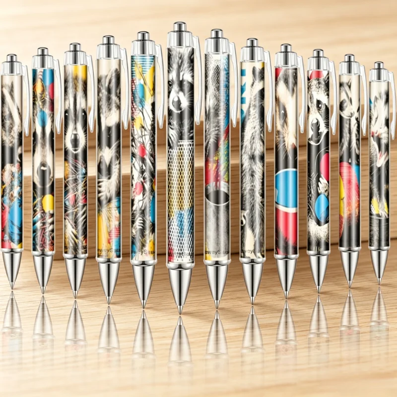 12PCS Retractable Graffiti Bear Ballpoint Pens, Color Block & Splash Ink Design, Creative Office Gifts, Random Styles
12PCS Retractable Graffiti Bear Ballpoint Pens, Color Block & Splash Ink Design, Creative Office Gifts, Random Styles