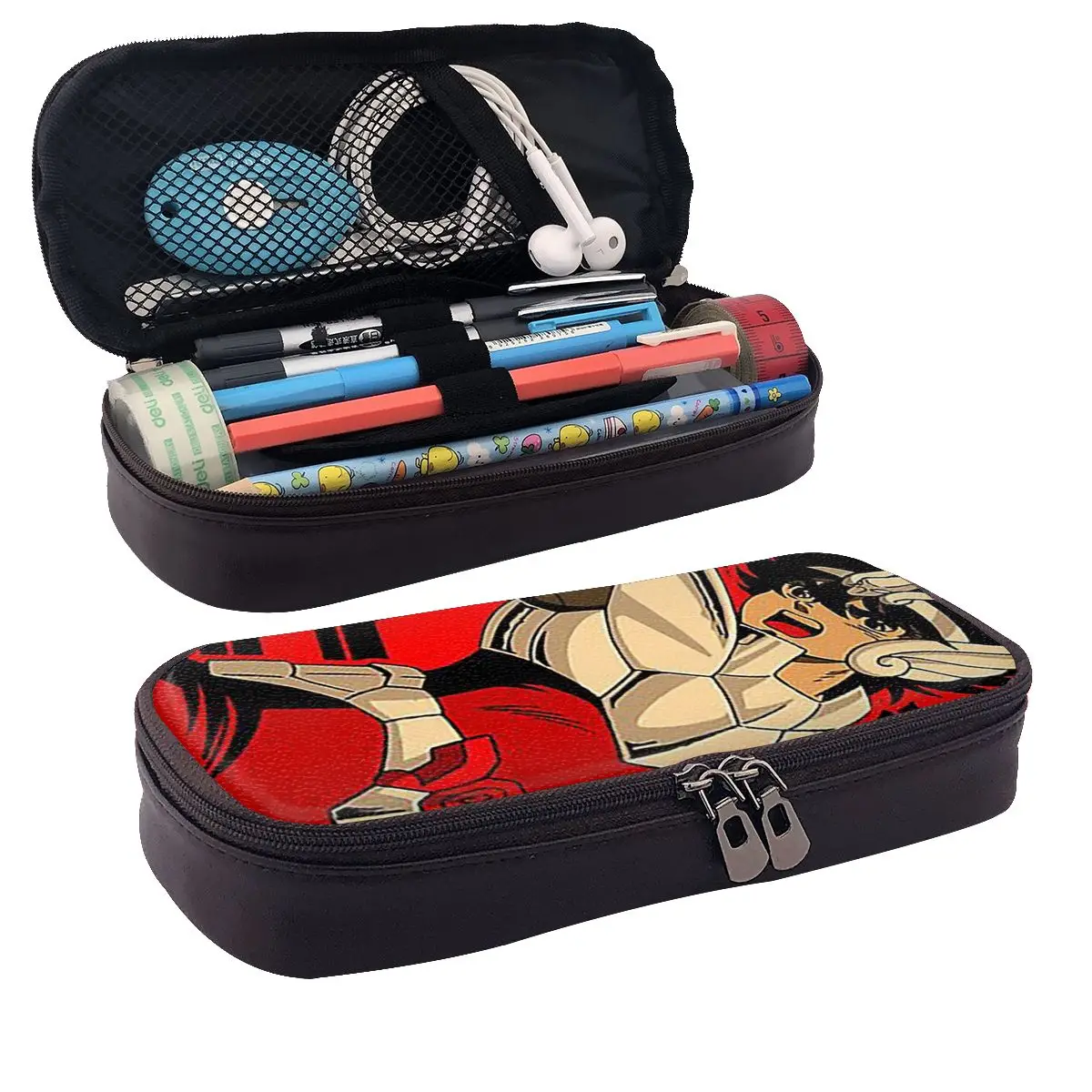 Knights Of The Zodiac Pegasus Seiya Saint Anime Leather Pencil Cases Pencil Pouch Storage Stationery Supplies Pen Box Pencil Bag
Knights Of The Zodiac Pegasus Seiya Saint Anime Leather Pencil Cases Pencil Pouch Storage Stationery Supplies Pen Box Pencil Bag