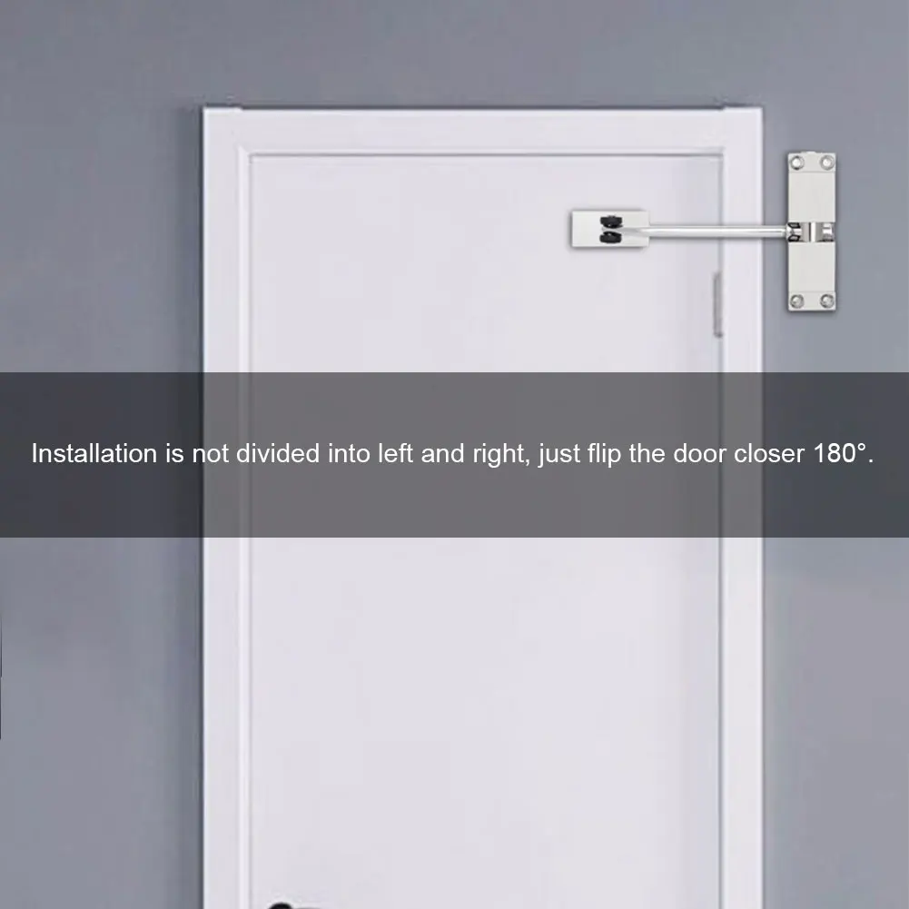 Регулируемый автоматический пружинный дверной доводчик из нержавеющей стали, амортизирующий светильник, дверные доводчики, устройство закрытия дверей без перфорации для дома
Регулируемый автоматический пружинный дверной доводчик из нержавеющей стали, амортизирующий светильник, дверные доводчики, устройство закрытия дверей без перфорации для дома