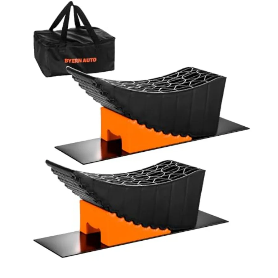 RV camper leveling blocks for outdoor use, high-density polyethylene, black, lift up to 6 inches with anti-slip surface and int
RV camper leveling blocks for outdoor use, high-density polyethylene, black, lift up to 6 inches with anti-slip surface and int