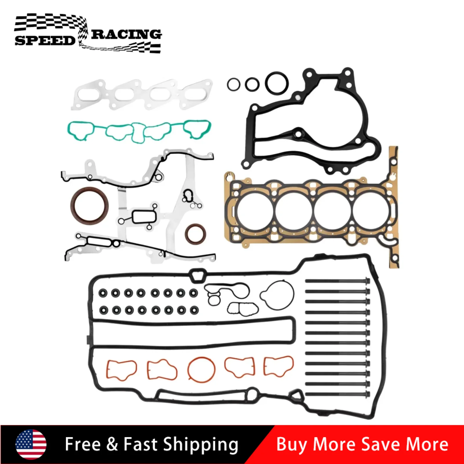 HS26540PT-1 HGS345 HS54702A HS26516PT Head Gasket Kit with Cylinder Bolts For 2013-2016 Buick Encore 2011-2015 Chevy Cruze 1.4L
HS26540PT-1 HGS345 HS54702A HS26516PT Head Gasket Kit with Cylinder Bolts For 2013-2016 Buick Encore 2011-2015 Chevy Cruze 1.4L