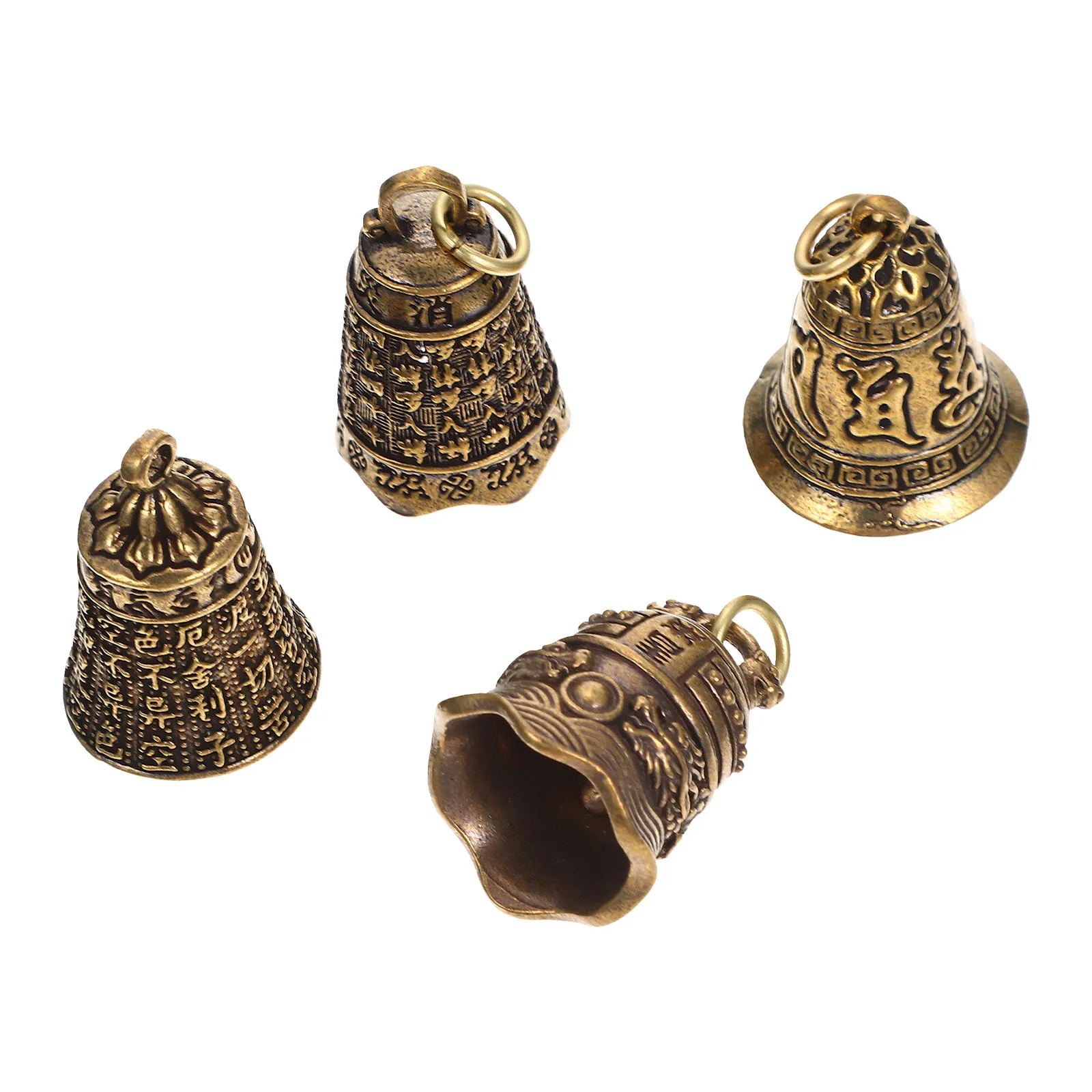 4 Pcs Bell Gourd Pendant Retro Decor Vintage Bells Decorations Small for Crafts Brass Men and Women Ornament
4 Pcs Bell Gourd Pendant Retro Decor Vintage Bells Decorations Small for Crafts Brass Men and Women Ornament