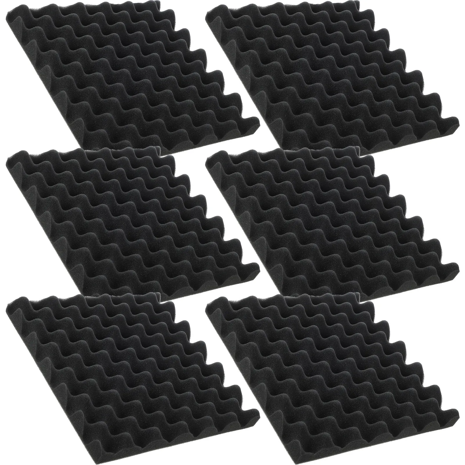 12Pcs Sound Absorbing Acoustic Panels High Density Egg Crate Soundproofing Foam Noise Reduction Wall Ceiling Sound Insulation
12Pcs Sound Absorbing Acoustic Panels High Density Egg Crate Soundproofing Foam Noise Reduction Wall Ceiling Sound Insulation