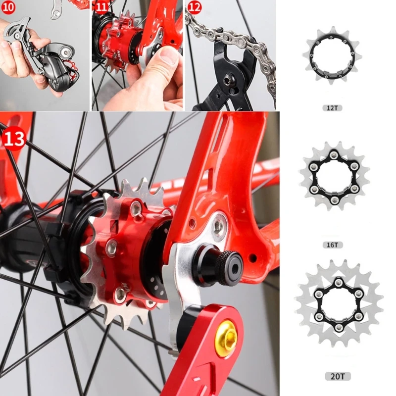 Single Speed Flywheel Freewheels Sprocket Part for Fixed Gear Bike Enduring
Single Speed Flywheel Freewheels Sprocket Part for Fixed Gear Bike Enduring