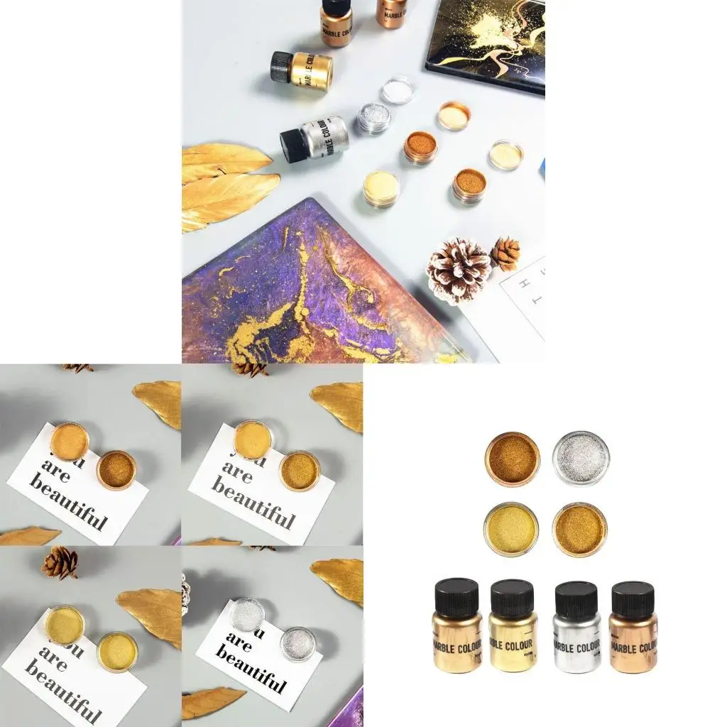 Premium Mica Powder Pigment 4Colors 20g/0.7oz Each Metallic Pigment Powder
Premium Mica Powder Pigment 4Colors 20g/0.7oz Each Metallic Pigment Powder