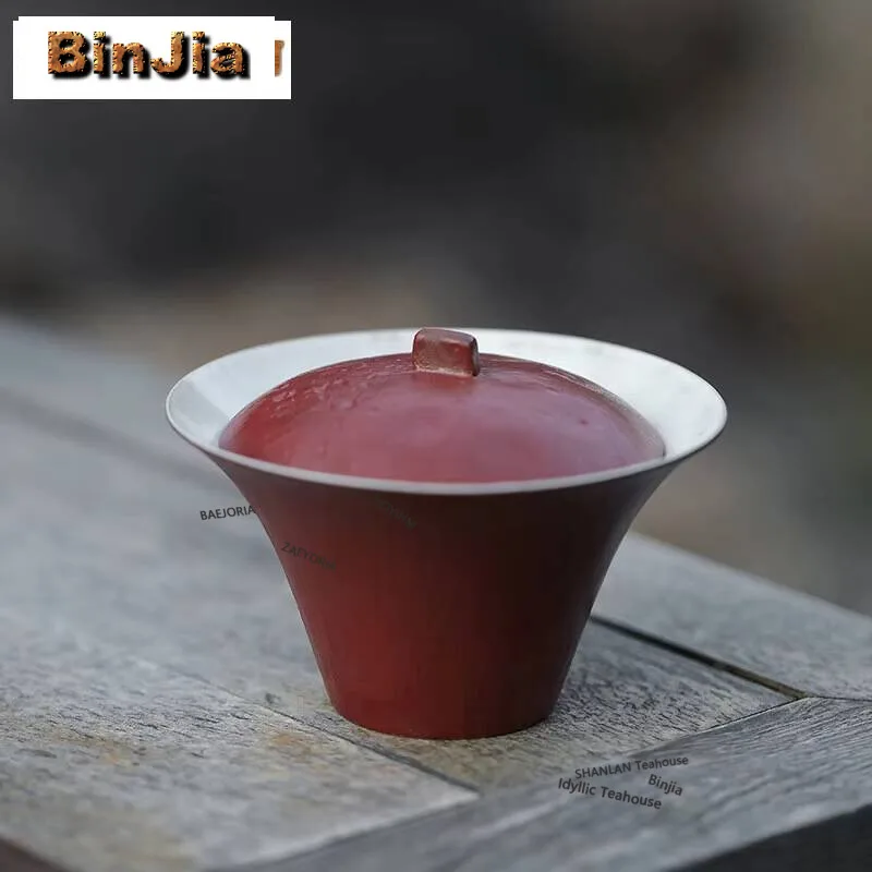 110ml Master Hanadmade Large Lacquer Red Gaiwan Aesthetic Water Moon Tea Tureen Tea Making Cover Bowl Kung Fu Teaset Supplies
110ml Master Hanadmade Large Lacquer Red Gaiwan Aesthetic Water Moon Tea Tureen Tea Making Cover Bowl Kung Fu Teaset Supplies