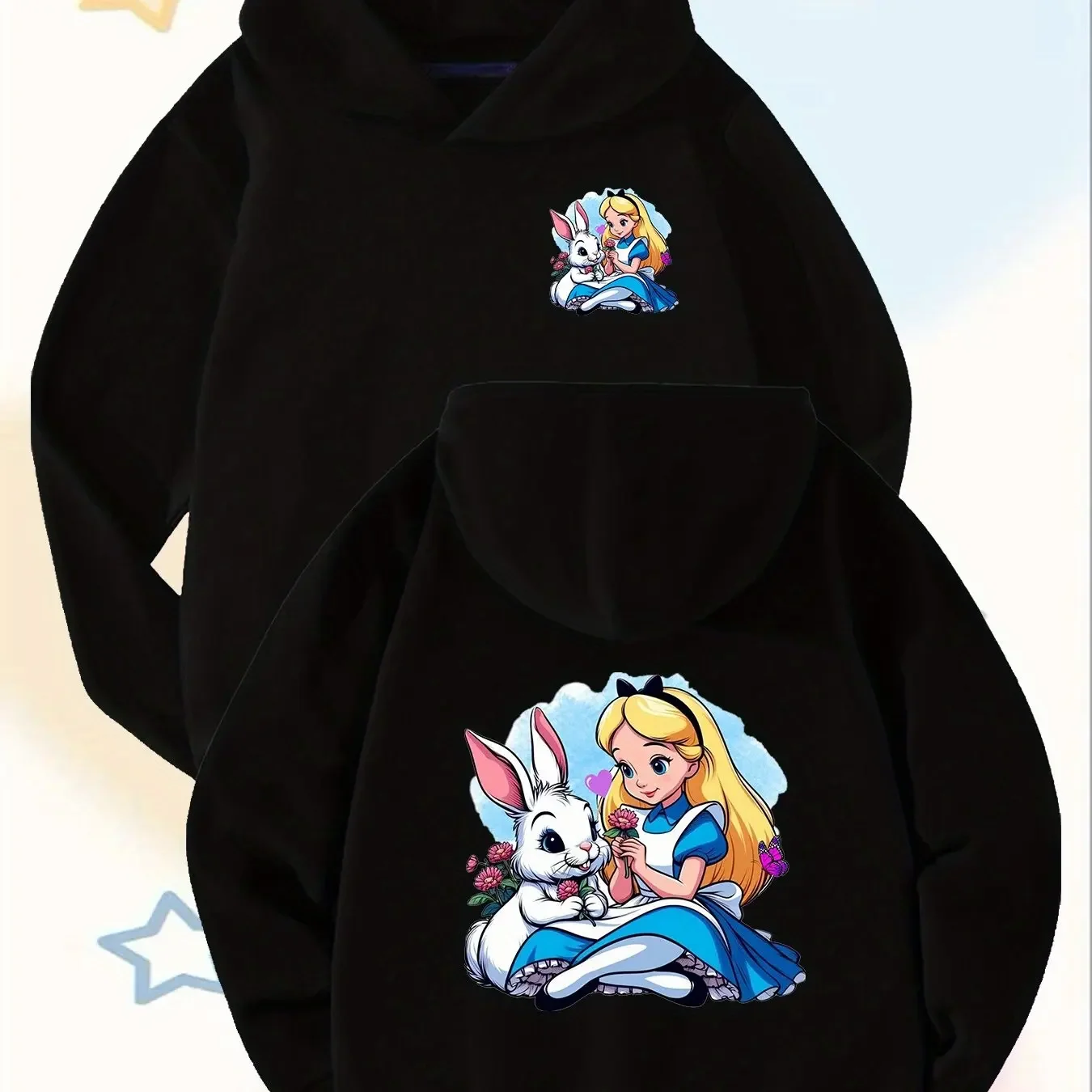 Симпатичные нежные букеты детской одежды из Алисы и белого кролика Диснея, удобные пуловеры для мальчиков и девочек осень-зима
Симпатичные нежные букеты детской одежды из Алисы и белого кролика Диснея, удобные пуловеры для мальчиков и девочек осень-зима