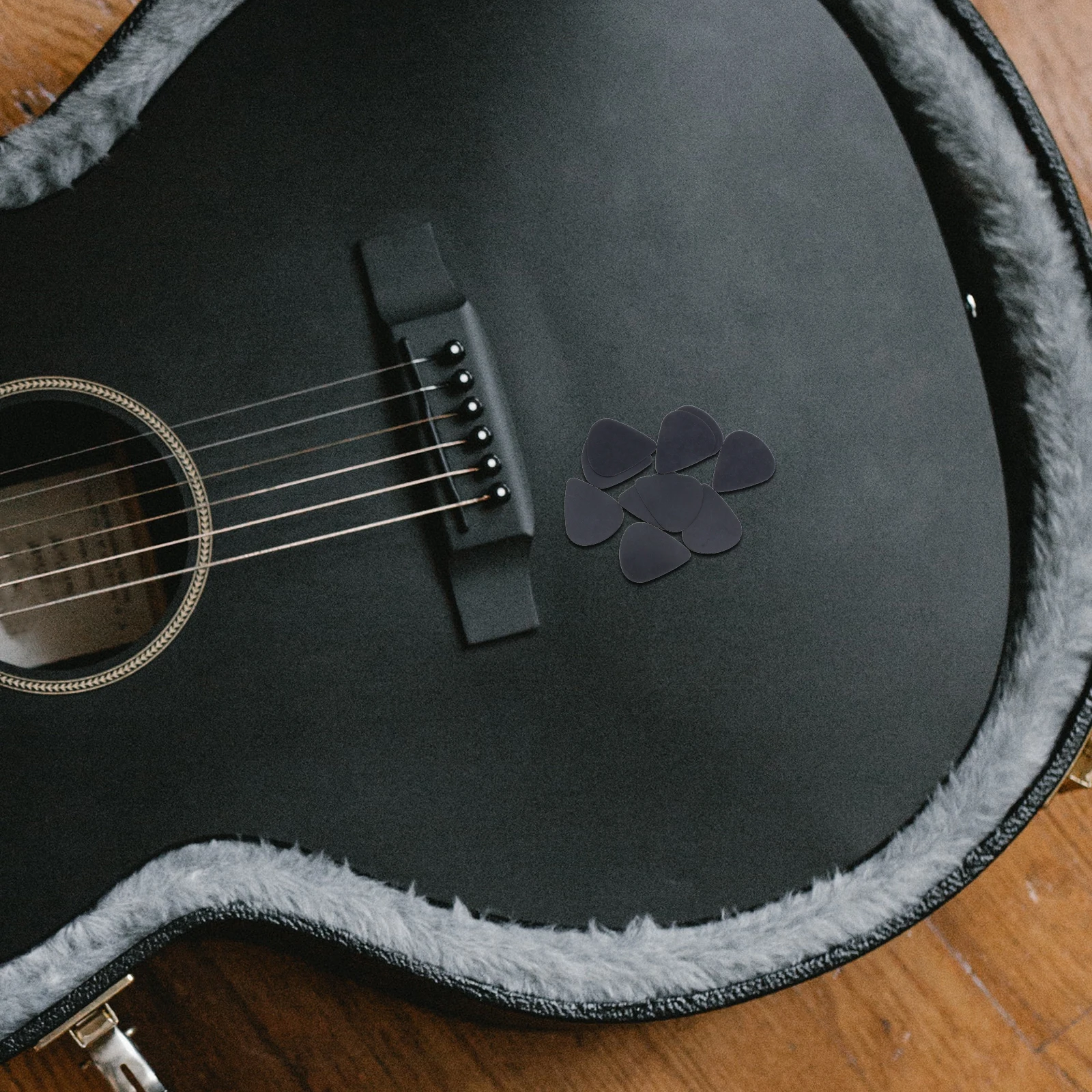 10pcs Black Guitar Picks 0.5Mm Thin Lightweight Celluloid Plectrums For Acoustic Electric Bass Guitars Durable Versatile Pack
10pcs Black Guitar Picks 0.5Mm Thin Lightweight Celluloid Plectrums For Acoustic Electric Bass Guitars Durable Versatile Pack