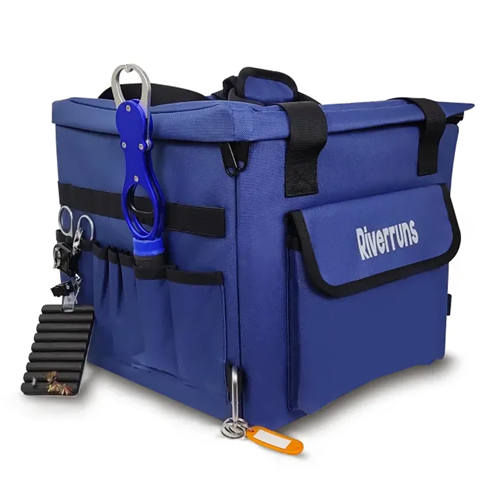 Riverruns Kayak Crate Bag Durable Saltwater Resistant Kayak Fishing Bag with 3 Fishing Rod Holders Large Kayak Fishing Tackle
Riverruns Kayak Crate Bag Durable Saltwater Resistant Kayak Fishing Bag with 3 Fishing Rod Holders Large Kayak Fishing Tackle