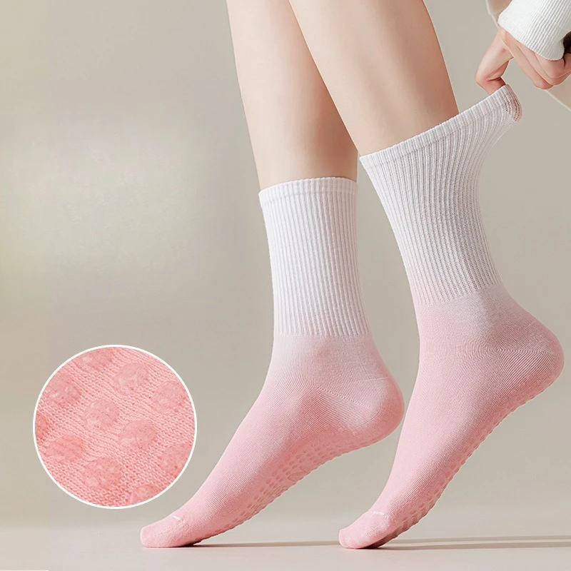 Носки с градиентным цветом, детские, розовые, хлопковые, модные летние, тонкие, средней и большой длины, для фитнеса и йоги, противоскользящие, для дома
Носки с градиентным цветом, детские, розовые, хлопковые, модные летние, тонкие, средней и большой длины, для фитнеса и йоги, противоскользящие, для дома