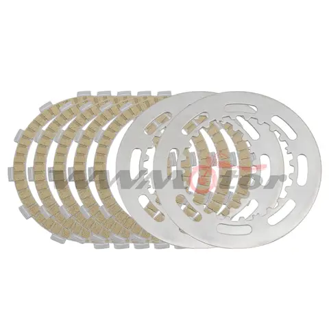 Clutch Friction Disc Plate Kit Sheets For Suzuki AN650 Burgman Skywave 650 2003-2017 21441-26J00 21451-10G10 Clutch Disc Plate
