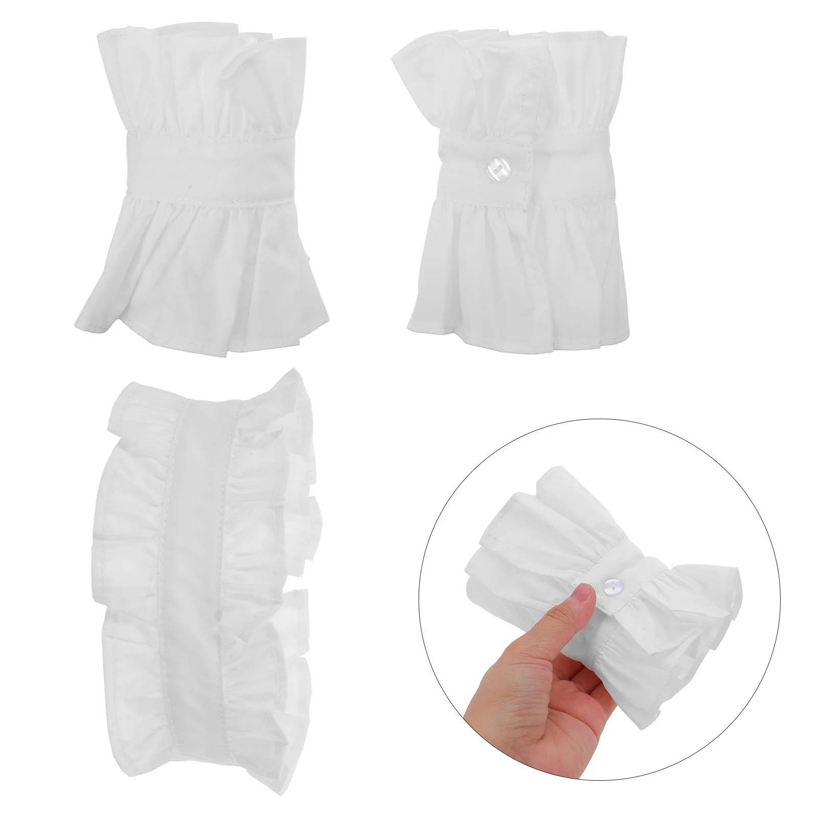 1Set Women's Removable Faux Collar and Cuffs Set Breathable Cotton Lace Trimmed Neck Sleeve Accessories Elegant Daily Wear
1Set Women's Removable Faux Collar and Cuffs Set Breathable Cotton Lace Trimmed Neck Sleeve Accessories Elegant Daily Wear