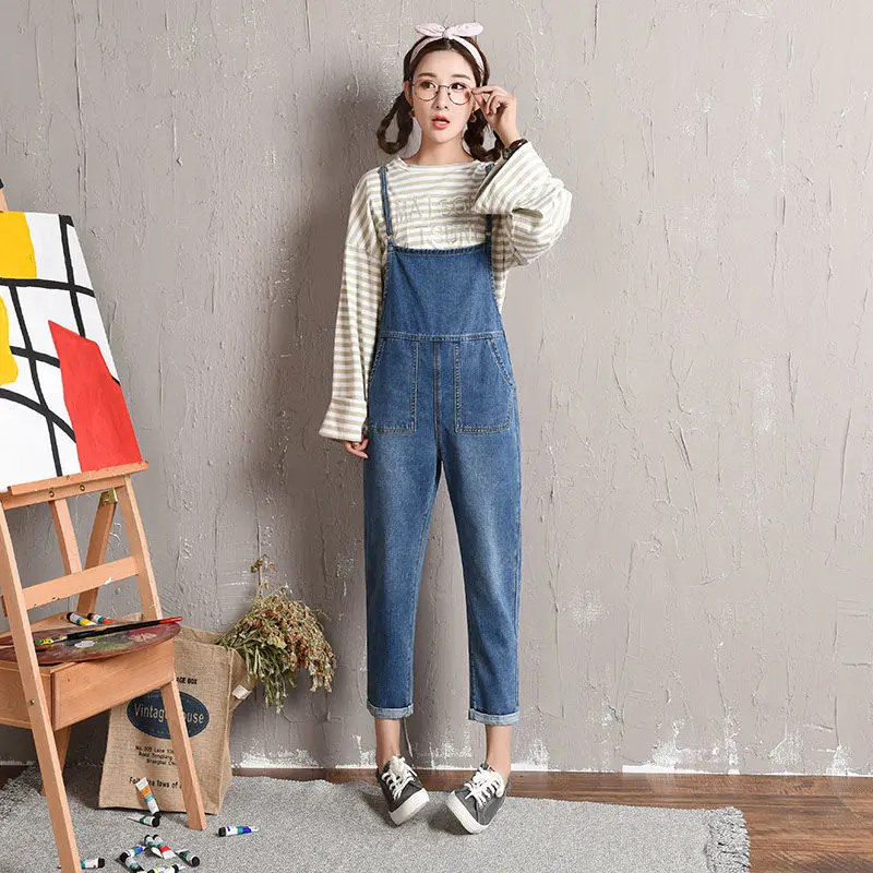 Faionable джинсовые комбинезоны женские весенне-осенние новые корейские свободные комбинезоны небольшого размера для снижения возраста Sli Nine Points ter Onesie
Faionable джинсовые комбинезоны женские весенне-осенние новые корейские свободные комбинезоны небольшого размера для снижения возраста Sli Nine Points ter Onesie