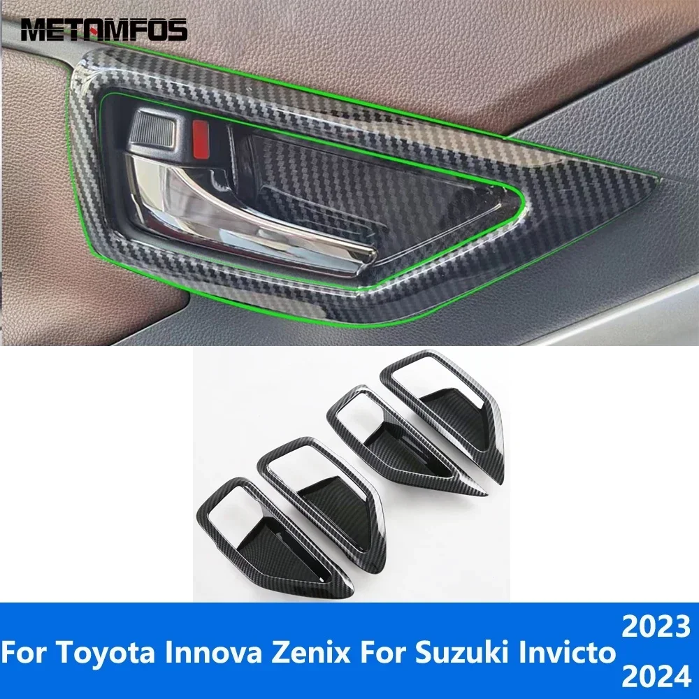 Interior Door Handle Bowl Cover Trim For Toyota Innova Zenix For Suzuki Invicto 2023 2024 Carbon Fiber Accessories Car Styling
Interior Door Handle Bowl Cover Trim For Toyota Innova Zenix For Suzuki Invicto 2023 2024 Carbon Fiber Accessories Car Styling