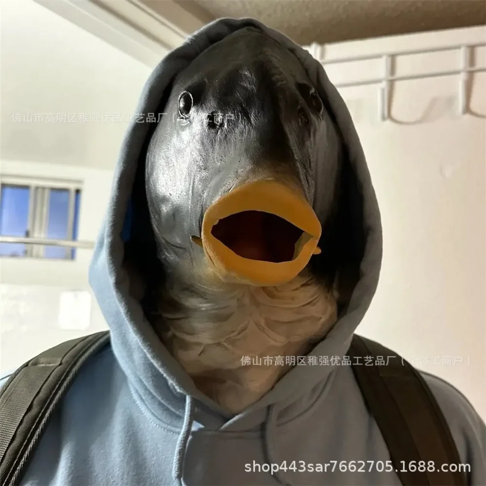 NEW2025 Halloween Funny Goldfish Head Mask Internet celebrity Fish Head Monster Hood Tricky Props Animal Theme Party Decoration
NEW2025 Halloween Funny Goldfish Head Mask Internet celebrity Fish Head Monster Hood Tricky Props Animal Theme Party Decoration