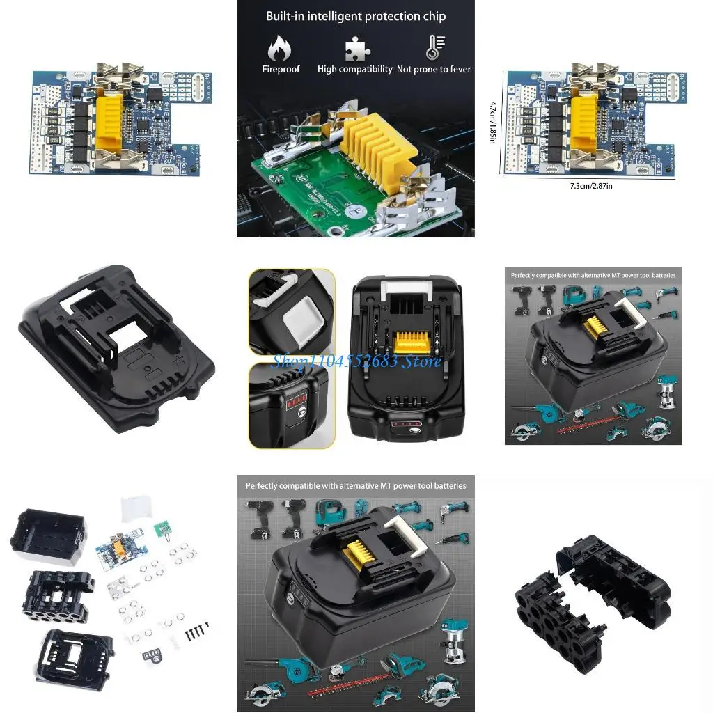 Universal Universal 18 -V -аккумуляторный корпус для замены аккумулятора для пилотационного инструмента.
Universal Universal 18 -V -аккумуляторный корпус для замены аккумулятора для пилотационного инструмента.