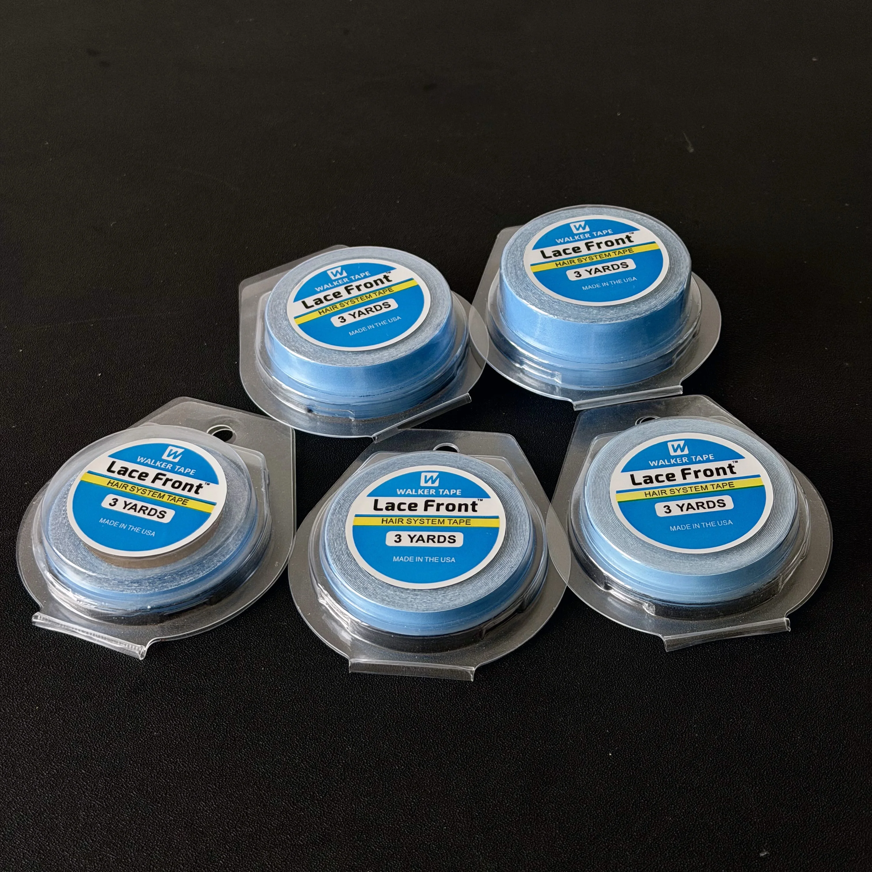3 Yards Blue Lace Front Walker Tape Adhesive 5 Sizes 0.8-2.54cm Shell Packaged for Lace Wigs Toupees
3 Yards Blue Lace Front Walker Tape Adhesive 5 Sizes 0.8-2.54cm Shell Packaged for Lace Wigs Toupees