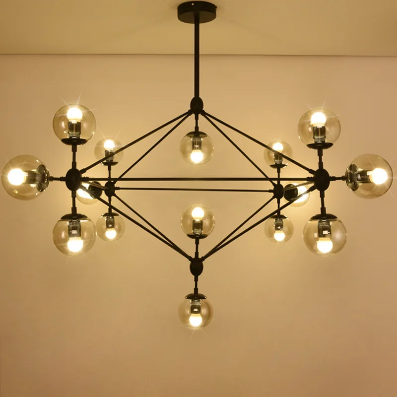 Creative Personality Iron Magic Beans Retroindustrial Style Chandelier Retro Glass Ball Living Room Shop Restaurant Lighting
Creative Personality Iron Magic Beans Retroindustrial Style Chandelier Retro Glass Ball Living Room Shop Restaurant Lighting