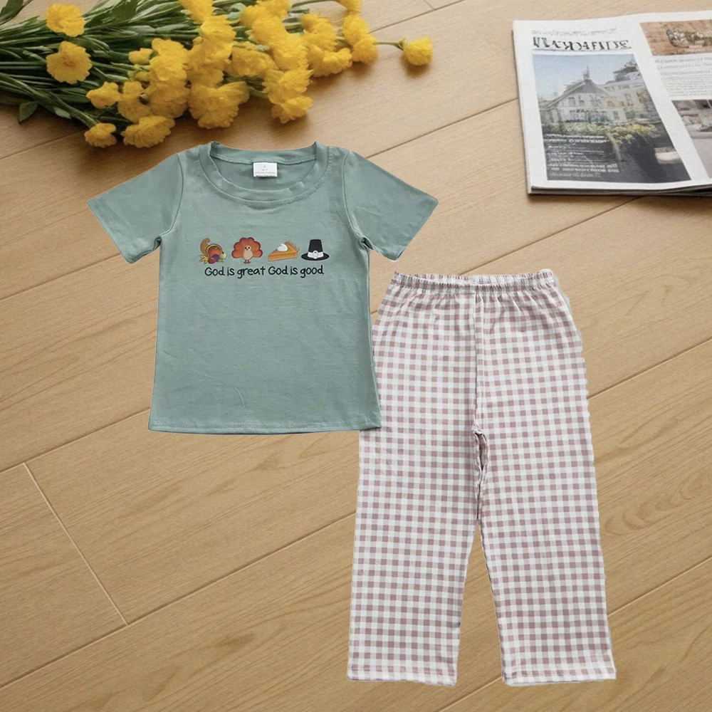 9.23 Baby Boys Thanksgiving Green Turkey 2Pcs Pants Clothes Sets
9.23 Baby Boys Thanksgiving Green Turkey 2Pcs Pants Clothes Sets